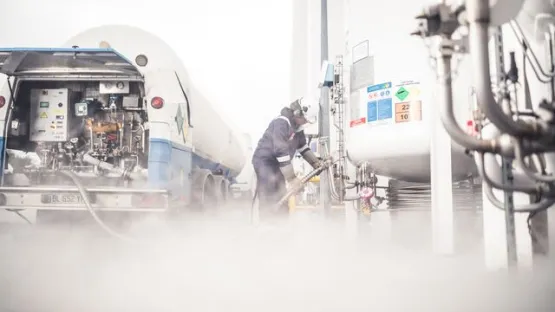 modos de fornecimento de gás Air Liquide