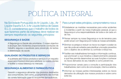 política integral Air Liquide